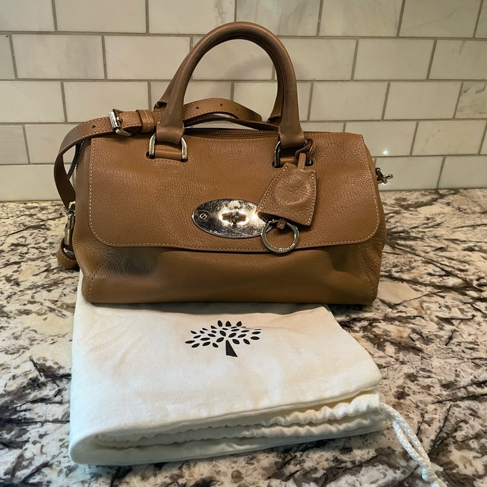 Mulberry Tan Crossbody Bag